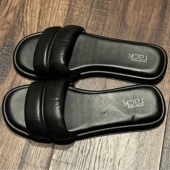 Nordstrom Rack Black Koda Slide Sandals - Picture 3 of 4